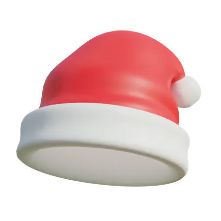 Chapeau de père Noël  3D Illustration