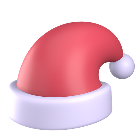 Chapeau de père Noël  3D Illustration