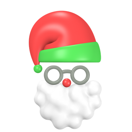 Chapeau de père Noël  3D Icon