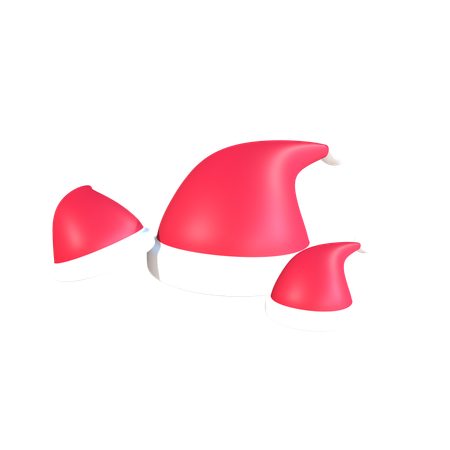 Chapeau de père Noël  3D Icon