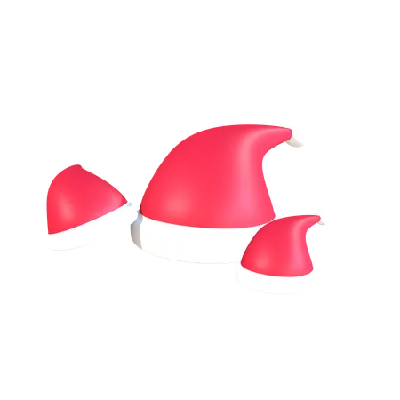 Chapeau de père Noël  3D Icon