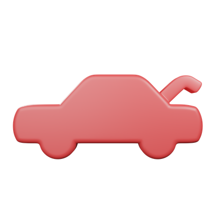 Bonnet Open  3D Icon