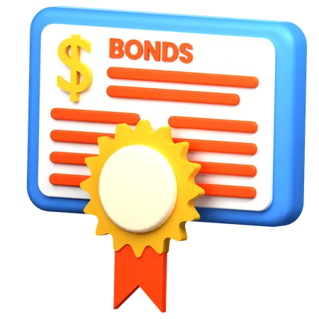 Bonos financieros  3D Icon