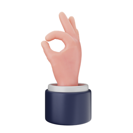 Bons gestes de la main  3D Icon