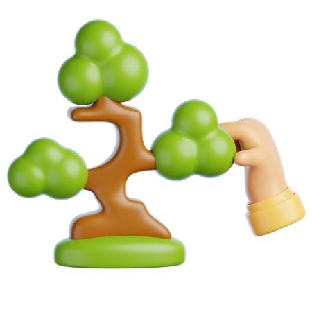 Bonsai  3D Icon