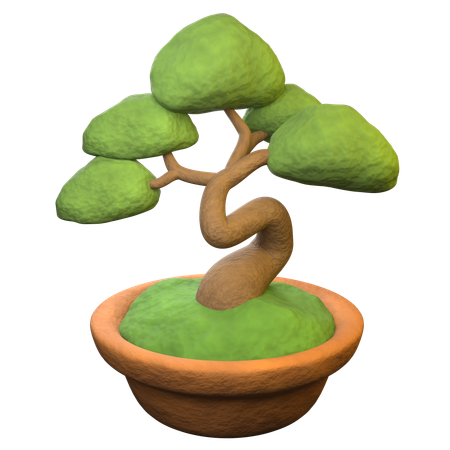 Bonsai  3D Icon