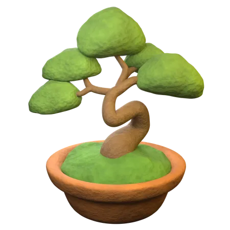 Bonsai  3D Icon