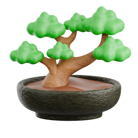 Bonsai  3D Icon