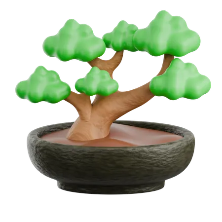 Bonsai  3D Icon