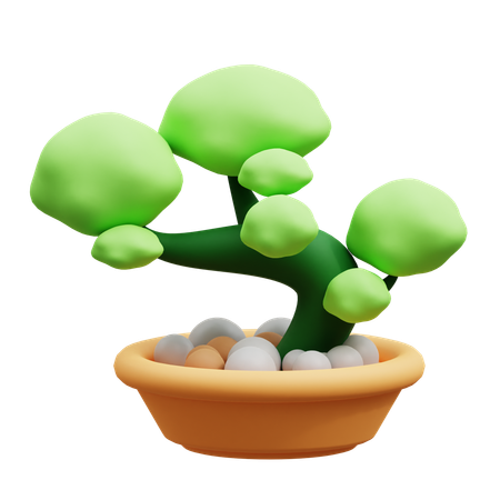 Bonsai  3D Icon