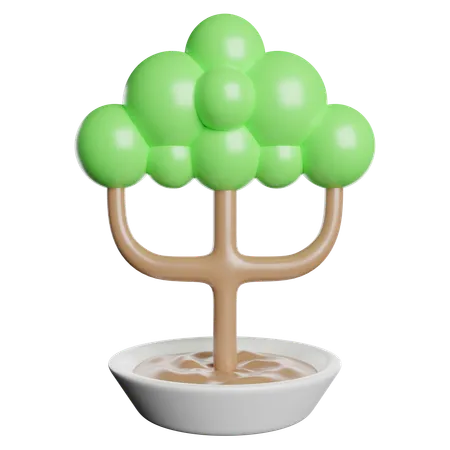 Bonsai  3D Icon