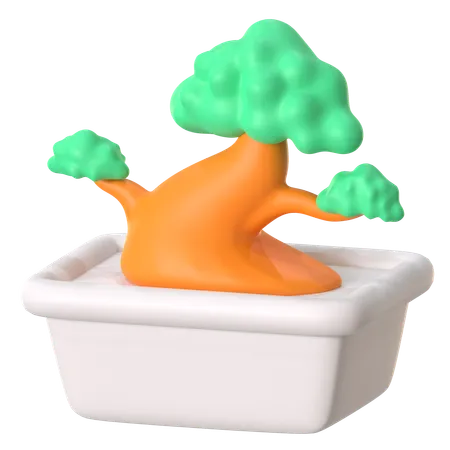 Bonsai  3D Icon