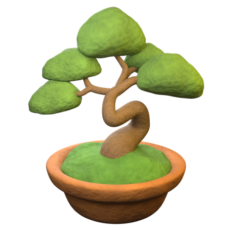 Bonsai  3D Icon
