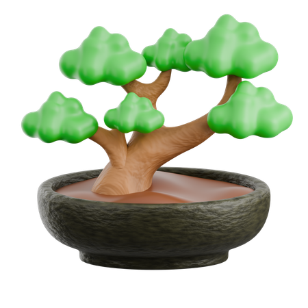 Bonsai  3D Icon