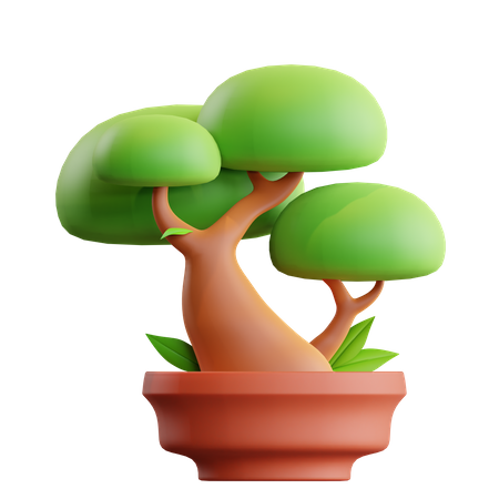 Bonsai  3D Illustration