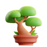 3d bonsai emoji