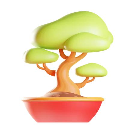 Bonsai  3D Icon