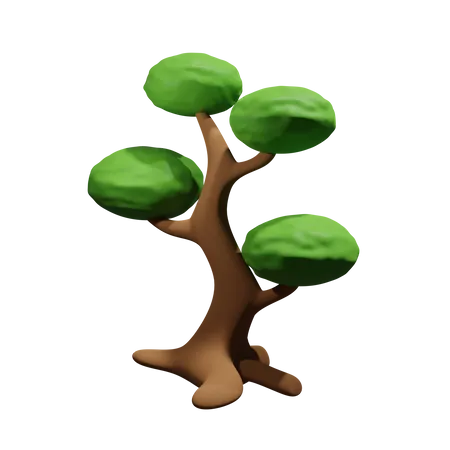 Un bonsai  3D Icon