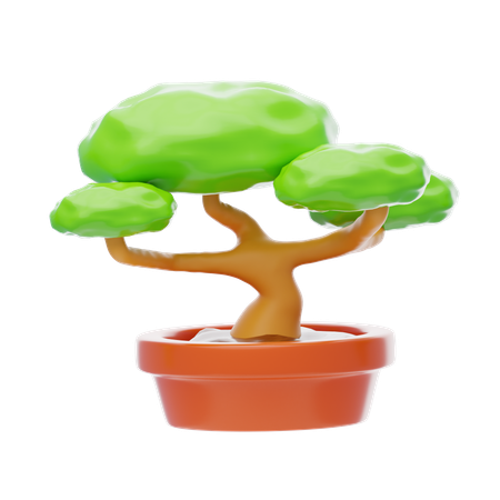 Árbol bonsai  3D Icon