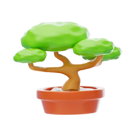 Árbol bonsai  3D Icon