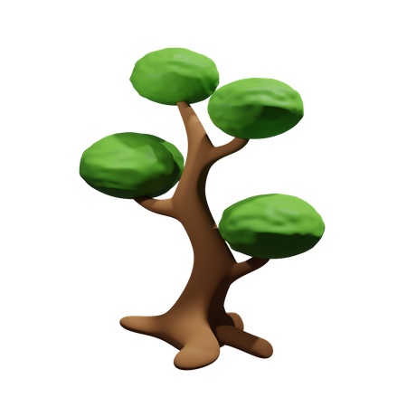 Árbol bonsai  3D Icon