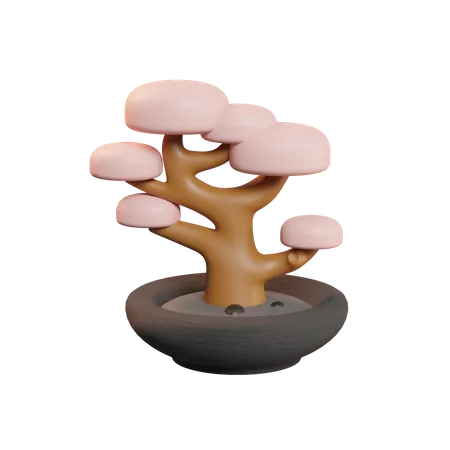 Árbol bonsai  3D Icon