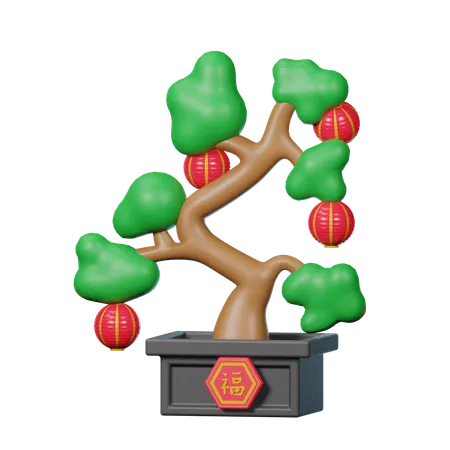 Bonsai chinês  3D Icon