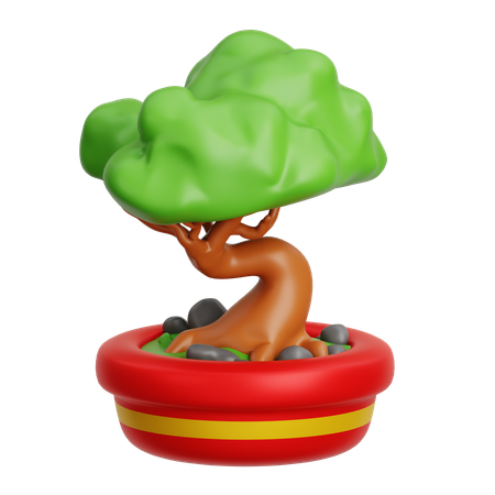 Bonsai Pflanze  3D Icon