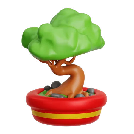 Bonsai Pflanze  3D Icon