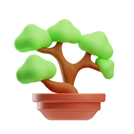 Bonsai Pflanze  3D Icon