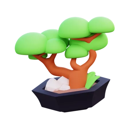 Bonsai Pflanze  3D Icon