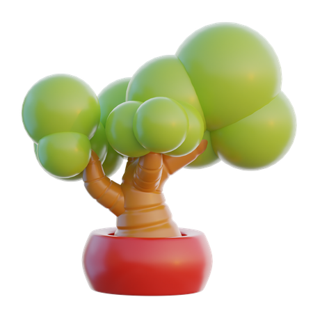 Plante bonsaï  3D Icon