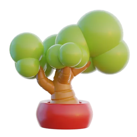 Plante bonsaï  3D Icon