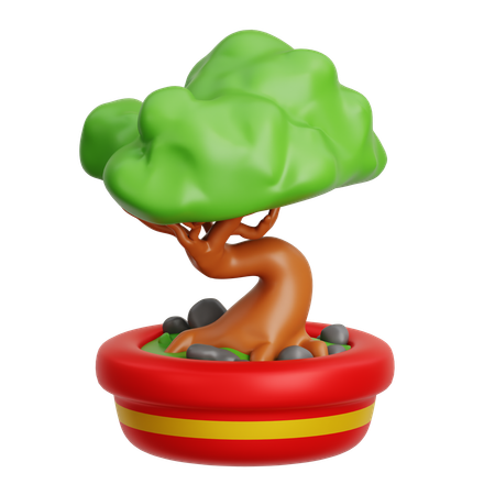 Plante bonsaï  3D Icon