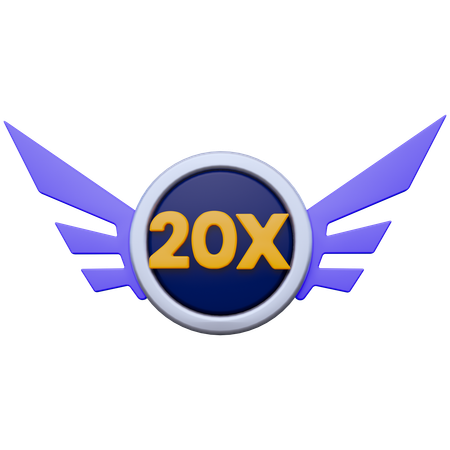 Bonus 20X  3D Icon