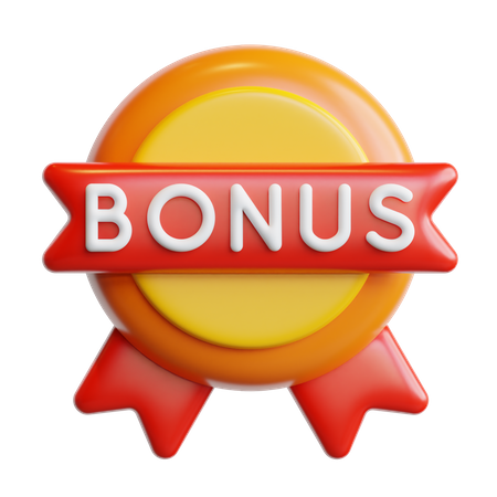 Bonus Badge  3D Icon
