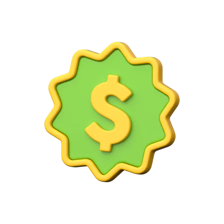 Bônus em dinheiro em compras online.  3D Icon