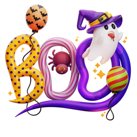 Boo  3D Icon