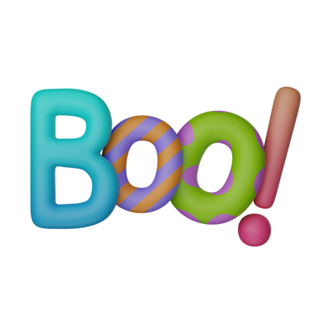 Boo  3D Icon