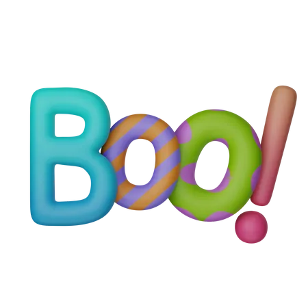 Boo  3D Icon