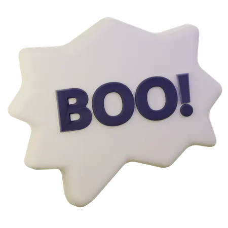 Boo! Bubble  3D Icon