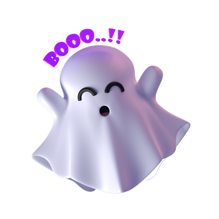 Boo fantasma  3D Icon