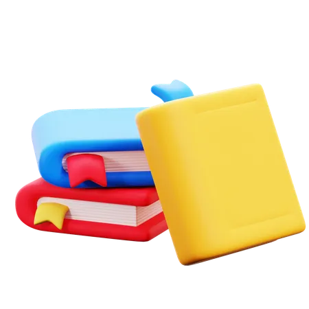 Books Back To School 3D Icon
