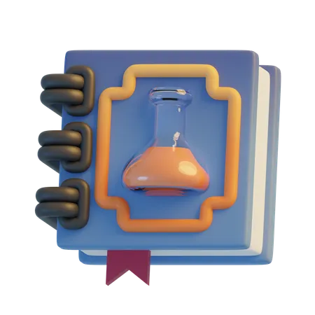 Science book  3D Icon