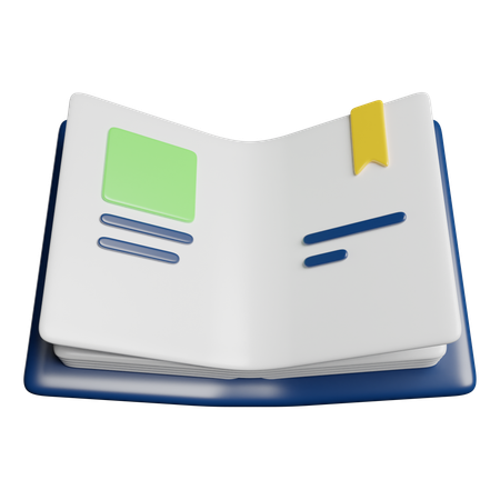 Book  3D Icon