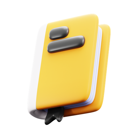 Book  3D Icon