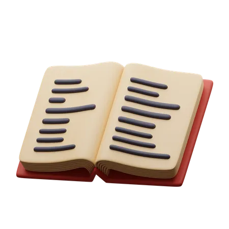 Book  3D Icon