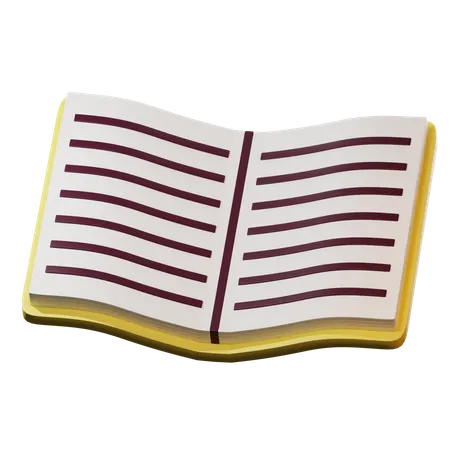 Book  3D Icon