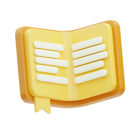 Book  3D Icon