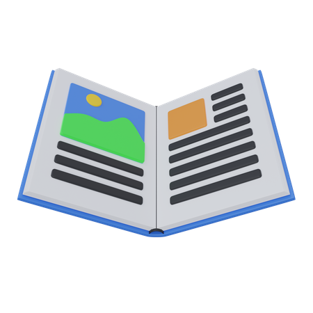 Book  3D Icon